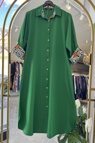 LONDON TUNİK ELBİSE Benetton Yeşilli