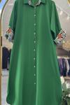 LONDON TUNİK ELBİSE Benetton Yeşilli