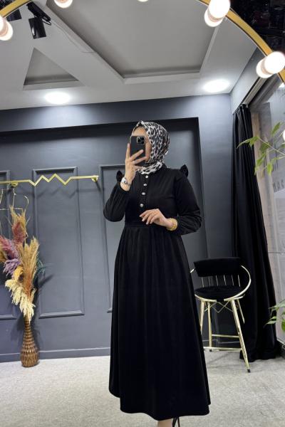 AYCAN ELBİSE Siyah