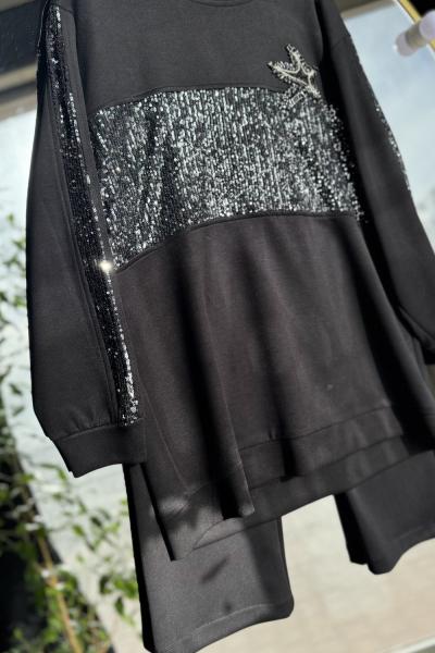 Yıldız oysho takım  Siyah