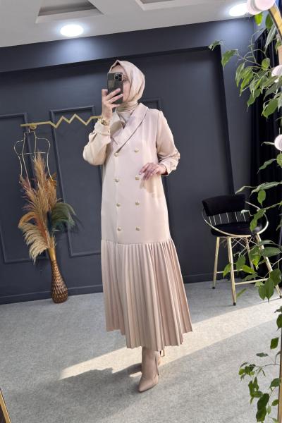 GÜLBAHAR ELBİSE  Bej