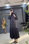 GÜLBAHAR ELBİSE  Siyah