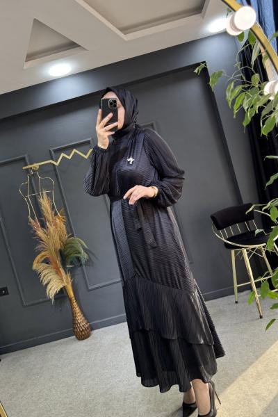 Melike elbise  Siyah