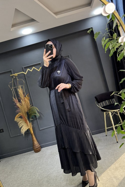 Melike elbise  Siyah
