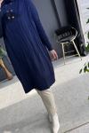 BÜŞRA MERSERİZE TUNİK (3502) Lacivert