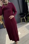 NİSSE ELBİSE Bordo