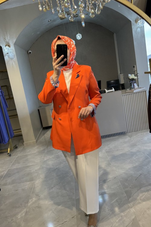 Orn Blazer ceket  Oranj