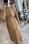 ŞEYMA ELBİSE Camel