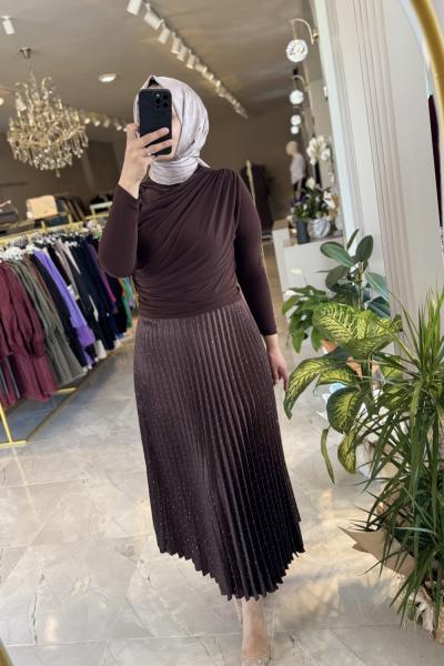 Yıldız etek (kahve) Acı Kahve