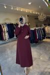 Didem elbise  Bordo