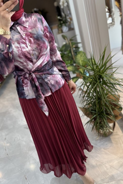 YAKOPS GÖMLEK Bordo