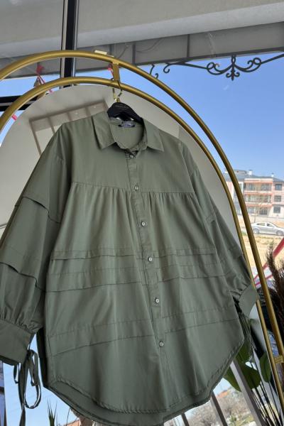 PİLA GÖMLEK Fıstık Yeşili