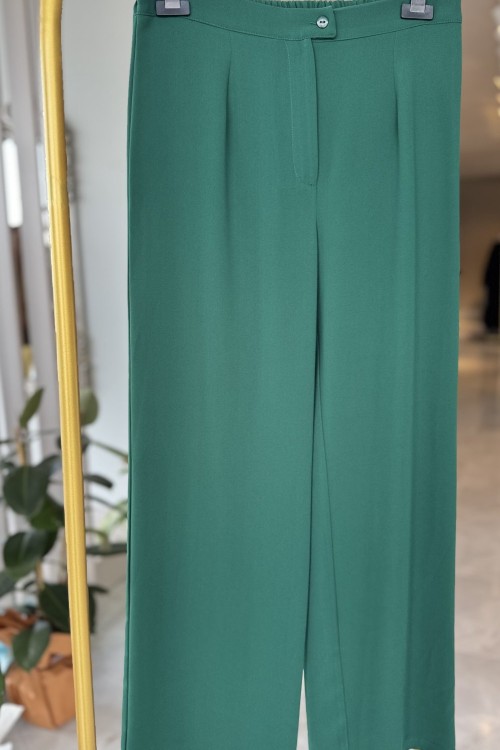 Bol paça pantolon  Zümrüt