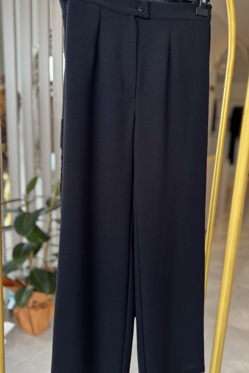 Bol paça pantolon  Siyah