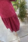 DANTELLA ELBİSE Bordo