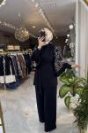Gazella kimono takım  Siyah