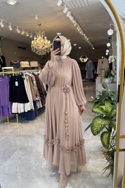 GAZELLA MONALİSA ELBİSE Bej