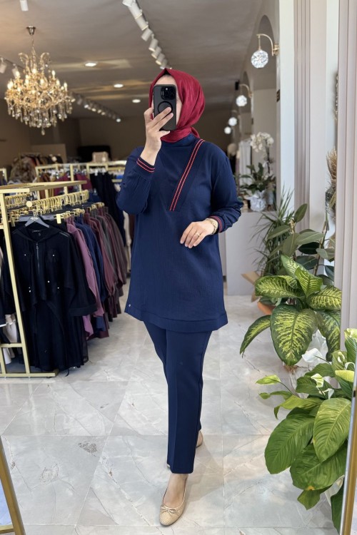 ARMİNE 22YT4143 TUNİK Lacivert