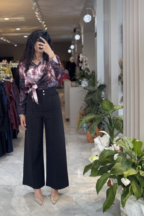 nur pantolon 3002 Siyah