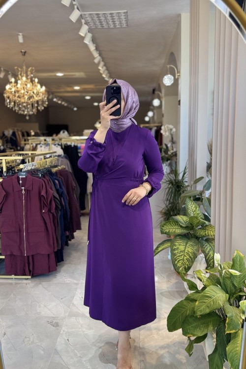 ARMİNE 25YT944 ELBİSE Mor