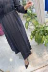 Begüm abaya takım  Siyah