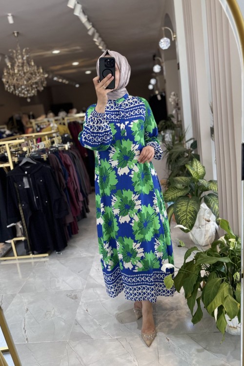 DOĞA ELBİSE Benetton Yeşilli