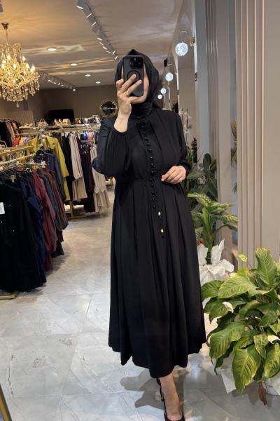 ASLIHAN ELBİSE Siyah