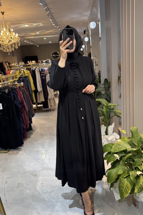 ASLIHAN ELBİSE Siyah