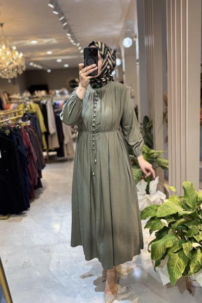 ASLIHAN ELBİSE Haki