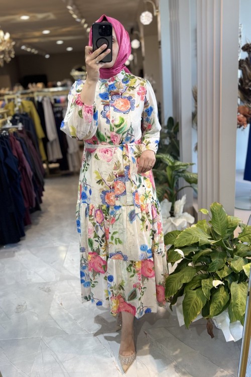 FREZYA ELBİSE Fuşya