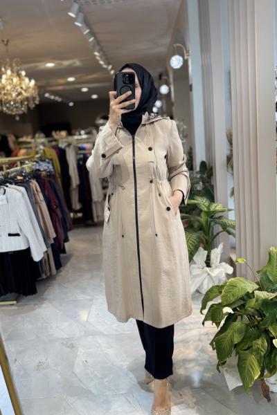 GAZELLA 44404 TRENÇ KAP Camel