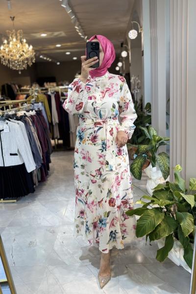 SİMA ELBİSE Fuşya