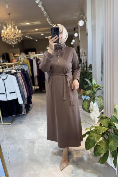 Rayel elbise  Kahverengi