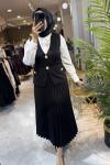 ARMINE YELEKLİ TAKIM 25KT643 Siyah