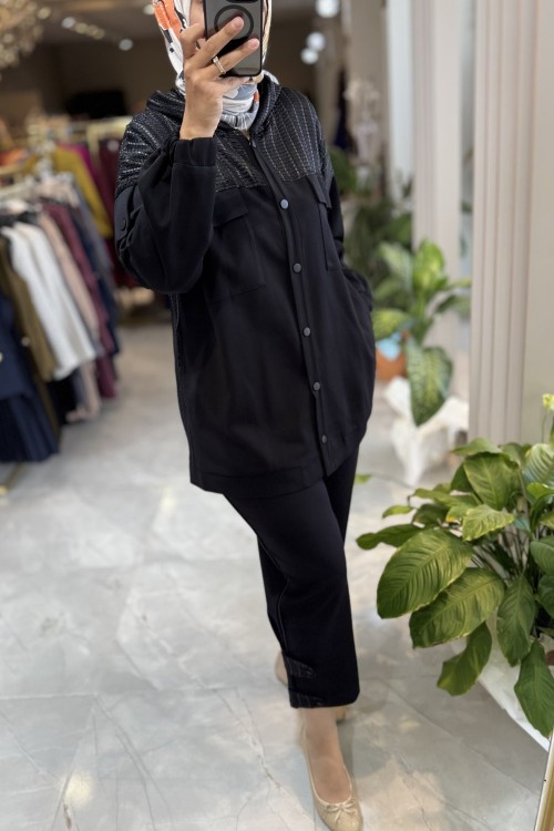 NPRİVE F14264 WENDY TAKIM Siyah