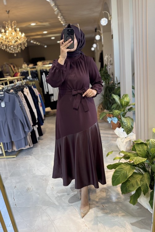 KİANA ELBİSE Bordo