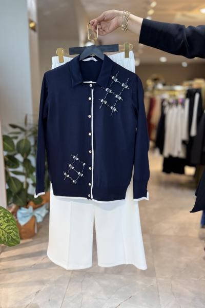 NPRIVE f17029 MERSERIZE HIRKA Lacivert