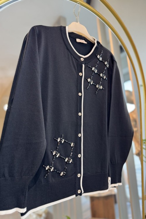 NPRIVE f17029 MERSERIZE HIRKA Siyah