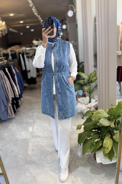 NPRİVE 9426 YELEK Mavi