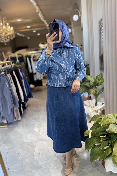 NPRİVE 4208 TİFSİTME KOT TAKIM Mavi