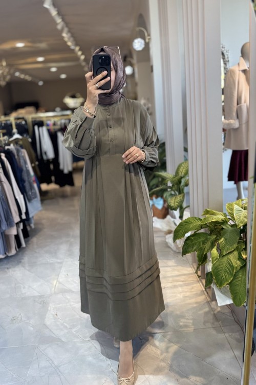 CLEMENS  ELBİSE Haki