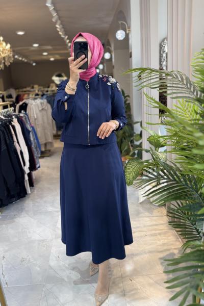 NPRIVE GÜLFEM TAKIM 4262 Lacivert