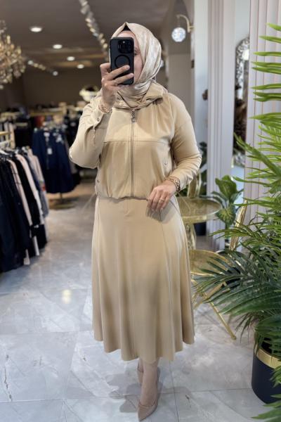 NPRİVE 4250 RİBANA DETAY TAKIM Camel