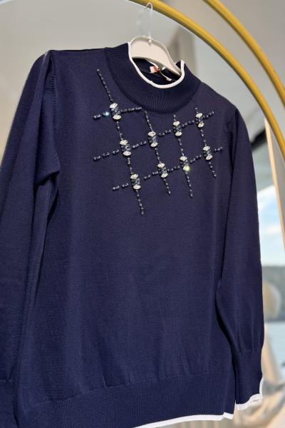 NPRİVE MERSERIZE KAZAK 7006 Lacivert