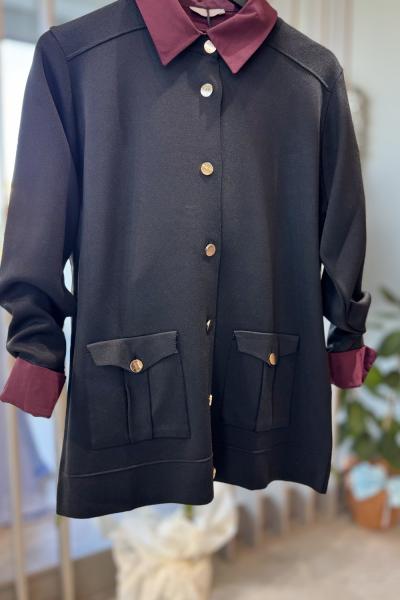 ARMİNE D4120 HIRKA Siyah