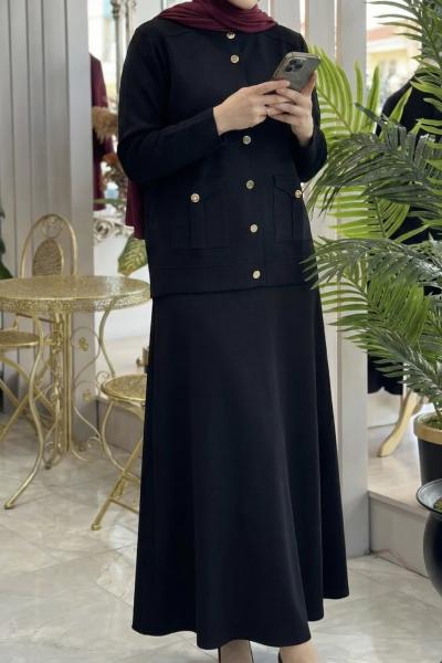 ARMİNE D4120 HIRKA Siyah