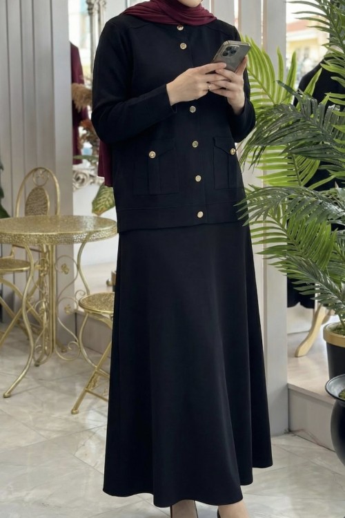 ARMİNE D4120 HIRKA Siyah