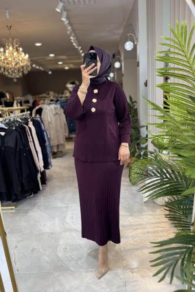 SIRMA MERSERIZE TAKIM 3556 Mürdüm