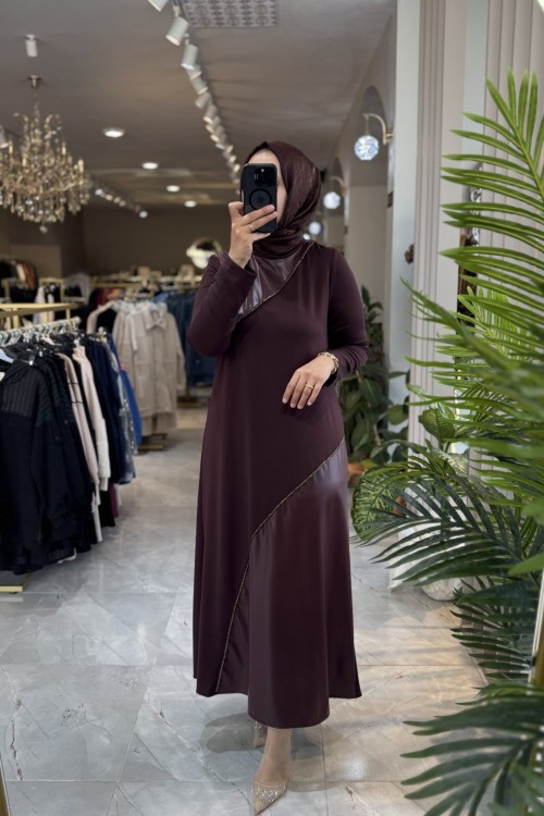 LALE ELBISE 1510 Acı Kahve