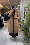 NPRIVE 4168 KÜRK YAKA KABAN Camel
